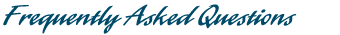 Frequently Asked Questions